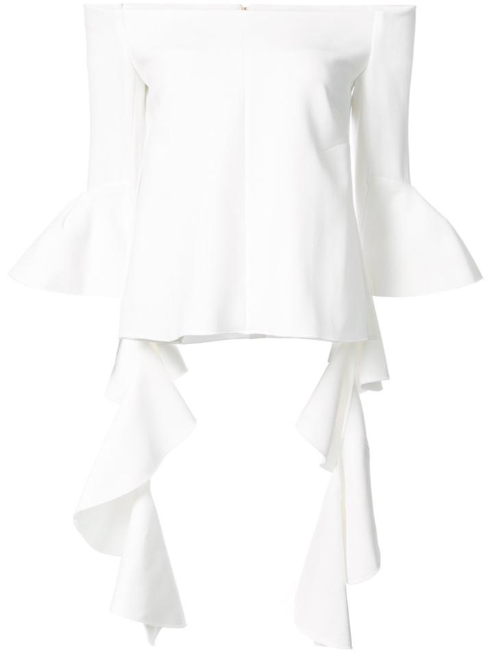 Gloria Coelho Panelled Blouse - Black