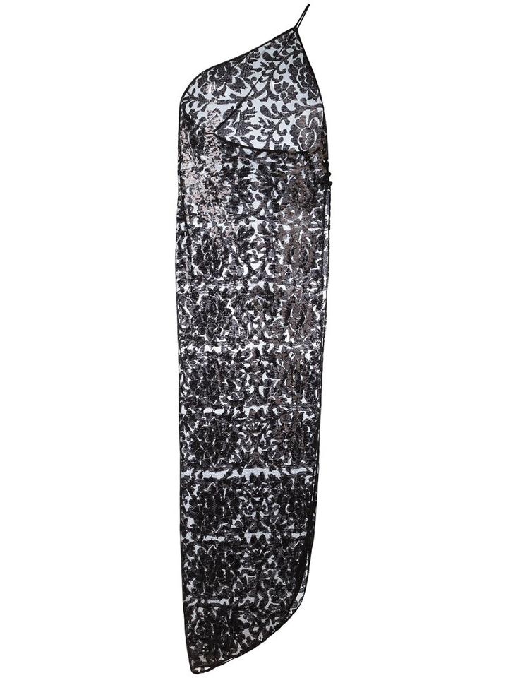 Belle Et Bon Bon Nymph Asymmetrical Dress, Women's, Size: Small, Black, Nylon/spandex/elastane