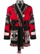 Alanui Western Cardigan - Red