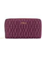 Furla Quilted Continental Wallet - Purple
