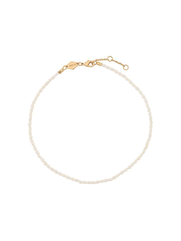 Anni Lu 'wave' Anklet - White Smoke