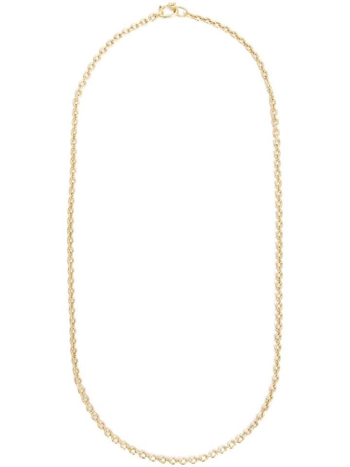 Irene Neuwirth 18kt Gold Oval Link Chain Necklace - Yellow
