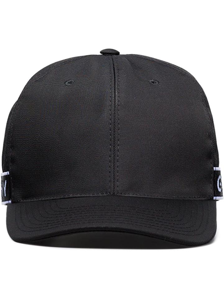 Givenchy Giv Cap Curved Blk Wht - Black