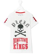 Philipp Plein Kids - Skull And Crossbones T-shirt - Kids - Cotton - 12 Yrs, White