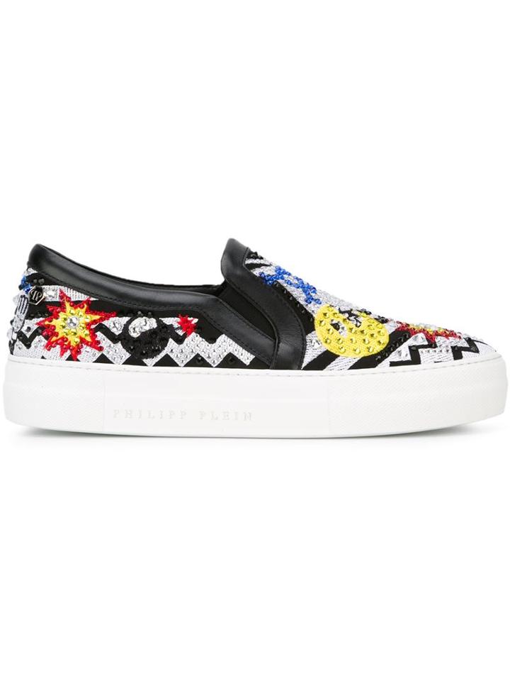 Philipp Plein 'victory' Slip-on Sneakers