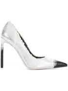 Tom Ford Raw Edge Pointed Toe Ombre Stiletto - Metallic