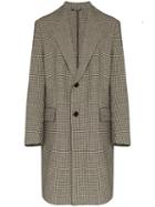 Dolce & Gabbana Houndstooth Single-breasted Coat - Multicolour