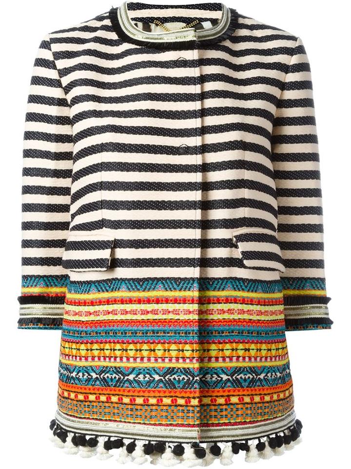 Bazar Deluxe Striped Coat