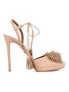 Aquazzura Wild One Suede Sandals