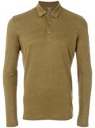 Majestic Filatures Long-sleeve Polo Top - Green