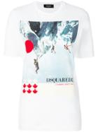 Dsquared2 - Mountain Print T-shirt - Women - Cotton - L, White, Cotton
