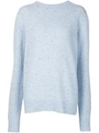 The Elder Statesman Cashmere Jumper, Women's, Size: Xl, Blue, Cashmere