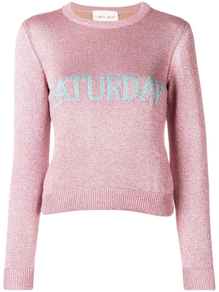 Alberta Ferretti Saturday Jumper - Pink