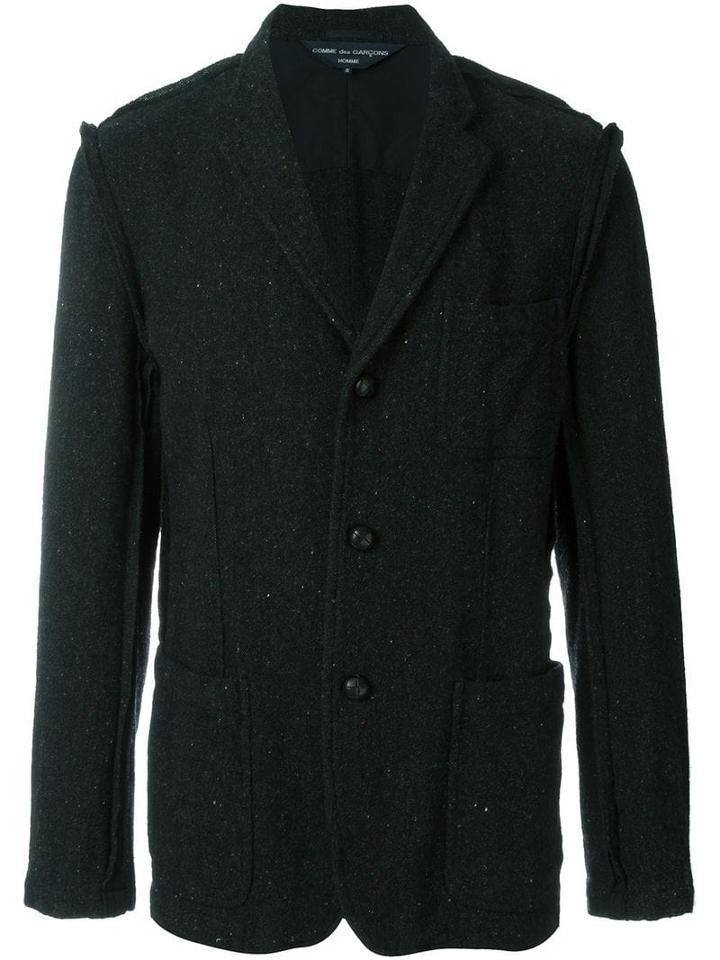 Comme Des Garçons Pre-owned Exposed Seam Blazer - Black