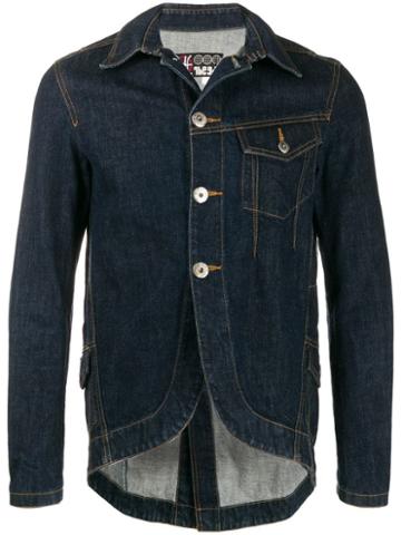 Jean Paul Gaultier Pre-owned 'jpg' Denim Jacket - Blue