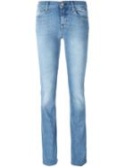 7 For All Mankind Bootcut Jeans, Women's, Size: 30, Blue, Cotton/polyester/spandex/elastane
