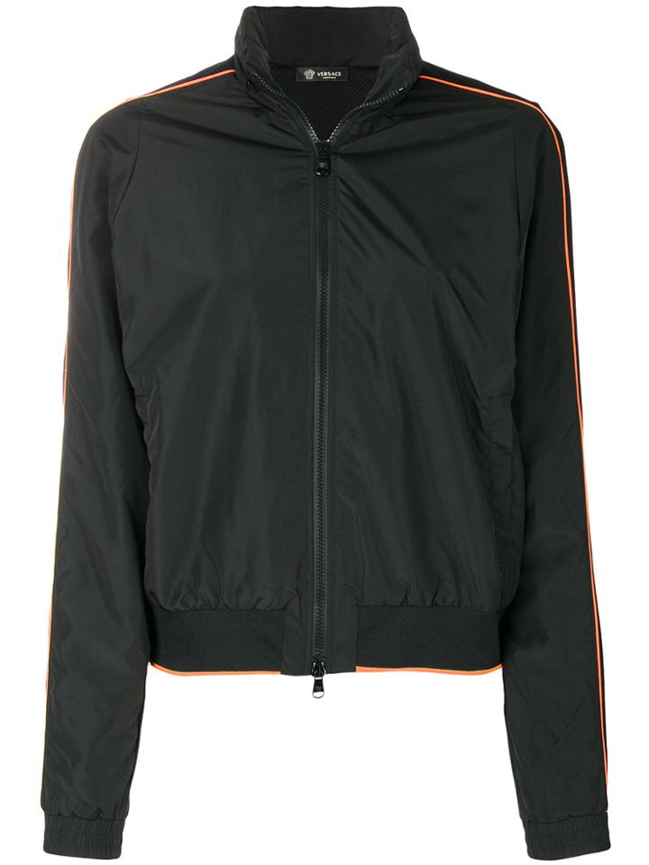 Versace Medusa Head Zip Up Jacket - Black