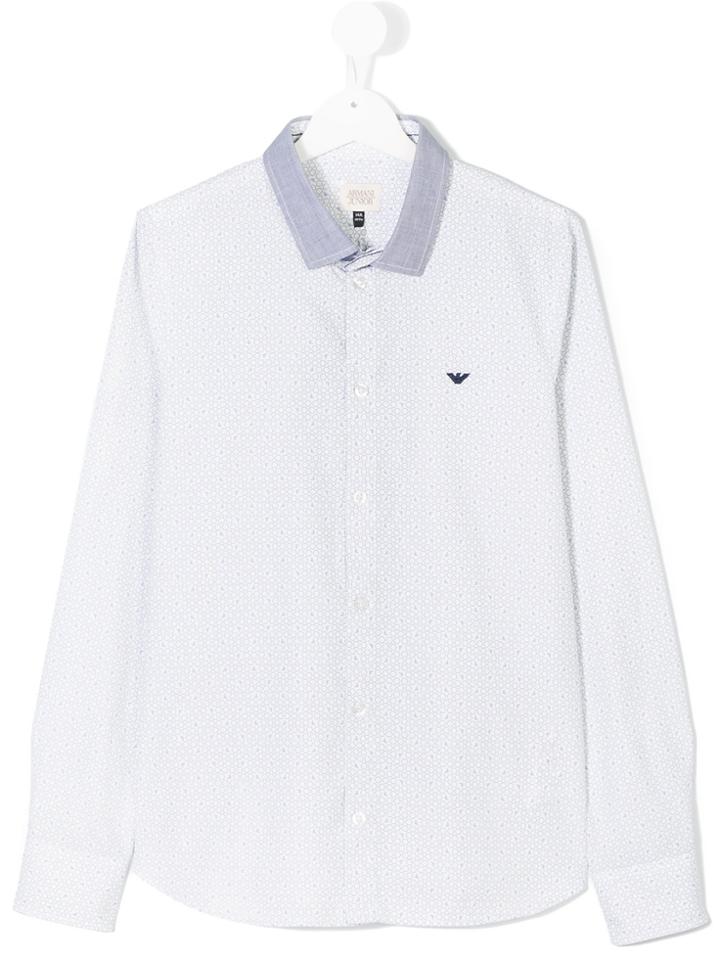 Armani Junior Logo Print Shirt - Multicolour