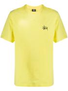 Stussy Logo Graphic T-shirt - Yellow