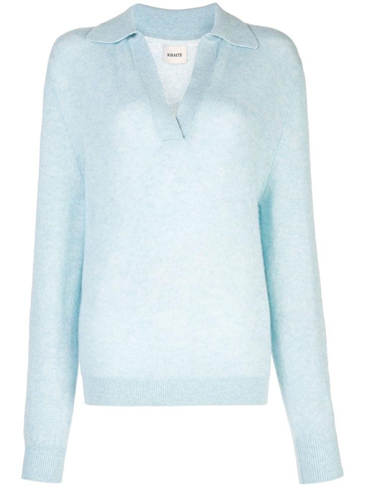 Khaite V-neck Sweater - Blue