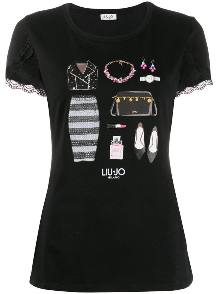 Liu Jo Print T-shirt - Black