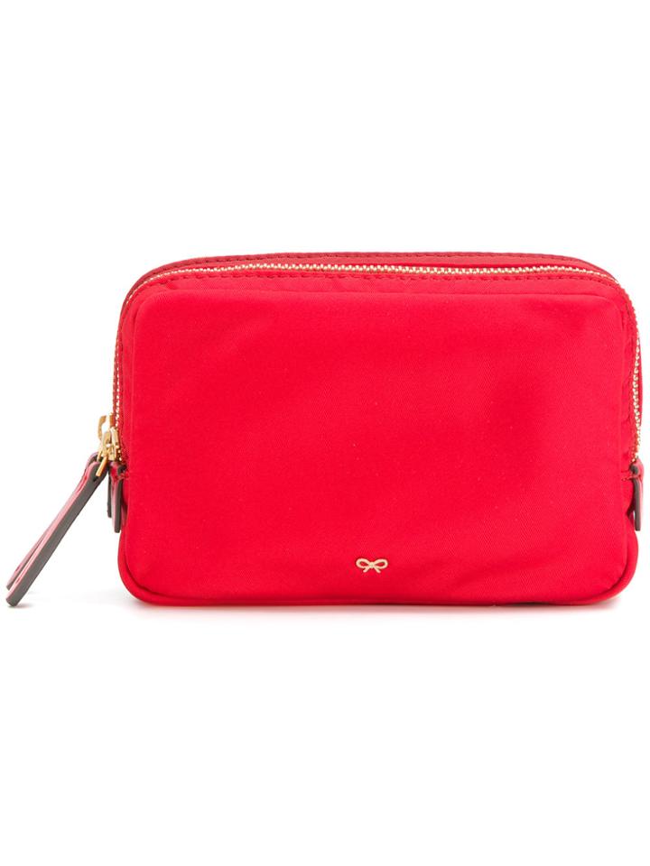 Anya Hindmarch Stack Double Make Up Bag - Red