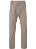 Pence - Cropped Trousers - Men - Cotton/spandex/elastane - 50, Nude/neutrals, Cotton/spandex/elastane