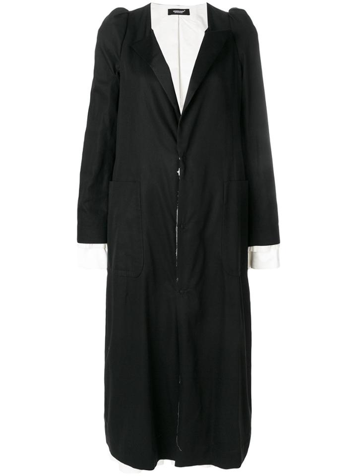 Undercover Classic Single-breasted Coat - Black