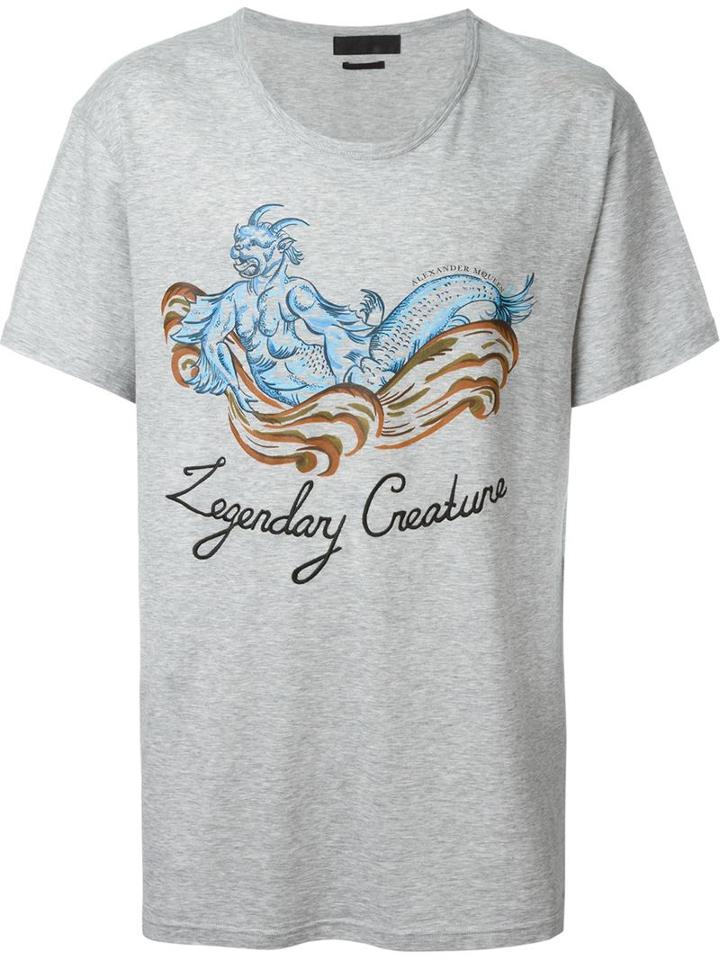 Alexander Mcqueen Legendary Creature Print T-shirt