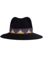 Maison Michel 'henrietta' Diamond Band Hat, Women's, Size: Large, Blue, Wool