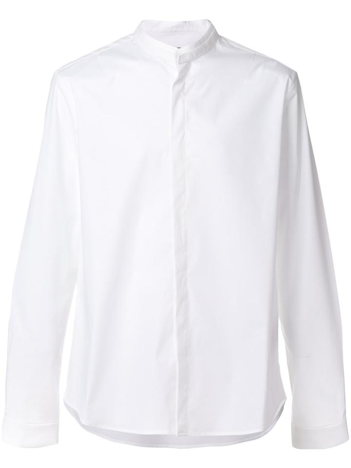 Juun.j Band Collar Shirt - White