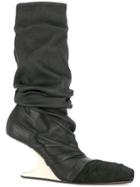 Rick Owens 8cms Cantilevered Design1 Shoe - Black