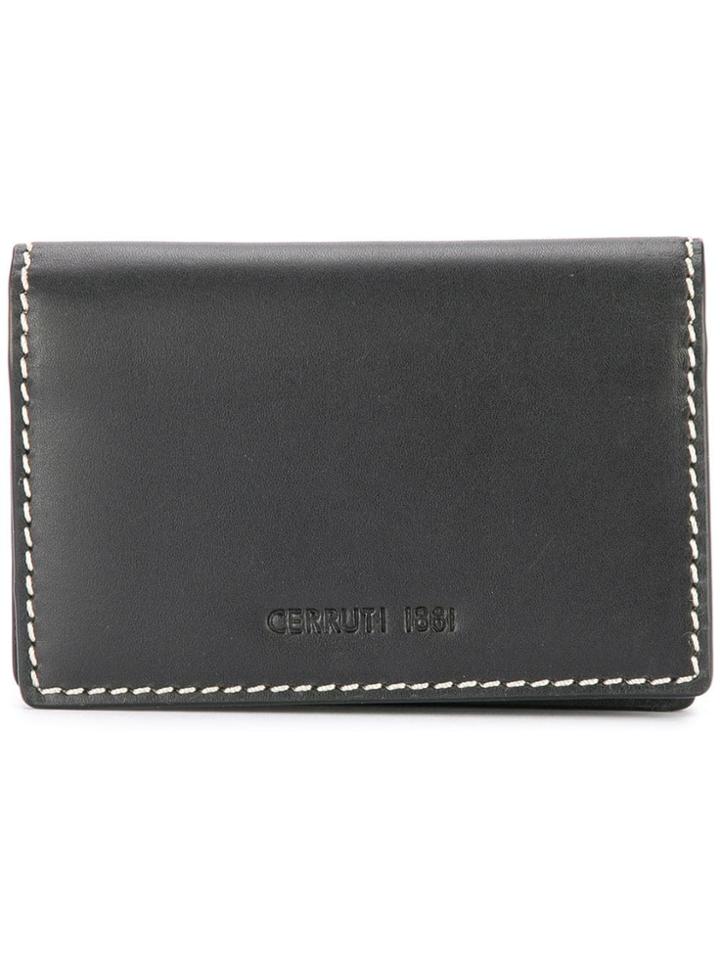 Cerruti 1881 Contrast Stitch Cardholder - Black