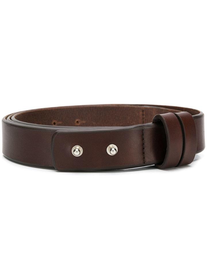 Neil Barrett Classic Adjustable Belt - Brown