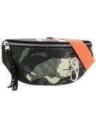 Alexander Mcqueen Camouflage Harness Belt Bag - Black
