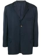 Yohji Yamamoto Pre-owned 1990's Buttoned Blazer - Blue