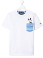 Mc2 Saint Barth Kids Teen Mickey Pocket T-shirt - White