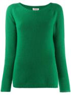 's Max Mara Long Sleeve Knitted Top - Green