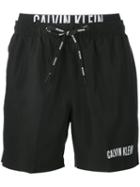 Calvin Klein - Signature Waistband Swim Shorts - Men - Polyester - Xl, Black, Polyester