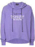 Selfmade By Gianfranco Villegas Logo Print Hoodie - Pink & Purple