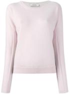 Dorothee Schumacher Round Neck Jumper, Women's, Size: 2, Pink/purple, Cashmere