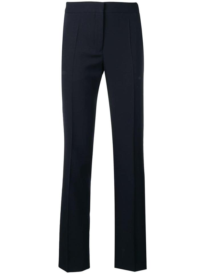 Jil Sander Classic Straight-cut Trousers - Blue