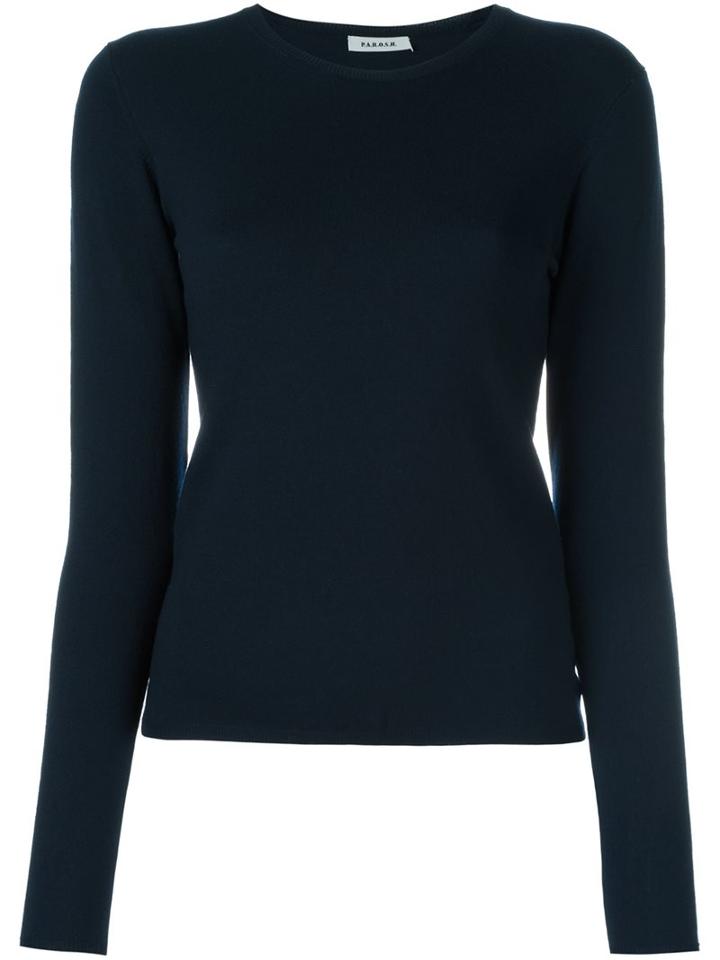 P.a.r.o.s.h. 'linsey' Pullover, Women's, Size: Xs, Blue, Spandex/elastane/wool