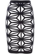 Dsquared2 Knit Pencil Skirt, Women's, Size: Xs, Black, Polyamide/viscose/cashmere/wool