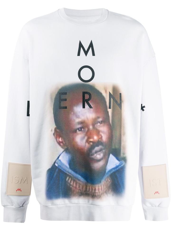 A-cold-wall* Photo Print Jumper - White