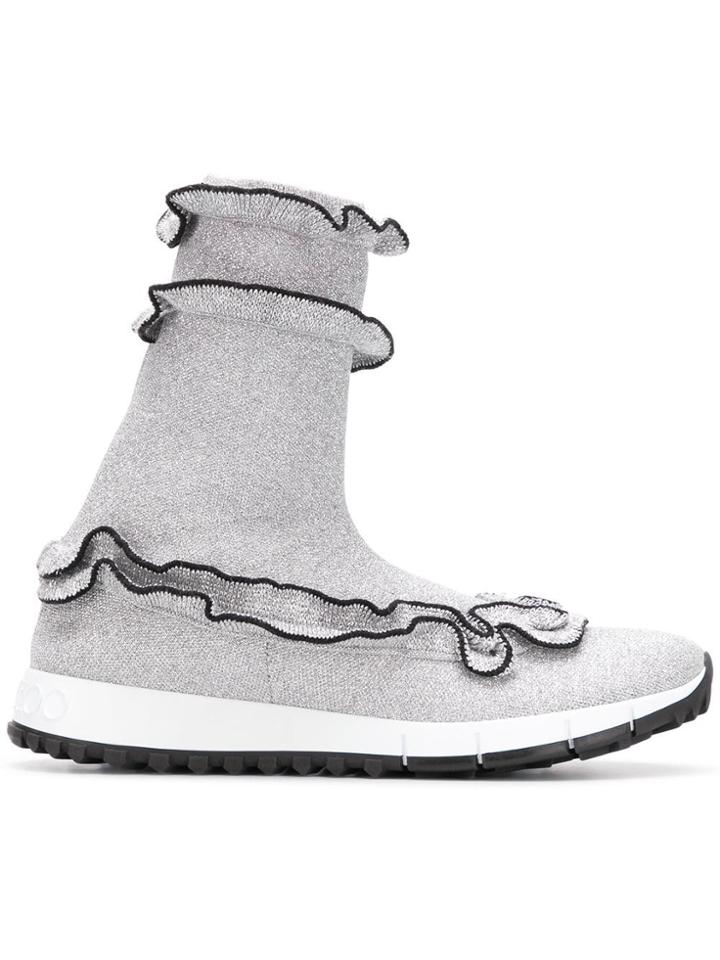 Jimmy Choo Eugene Hi-top Sneakers - Metallic