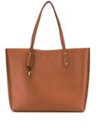 Coach Refined Calf Leather Tote Bag - Brown