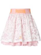 Puma X Sophia Webster Patterned Layered Skirt - Pink & Purple