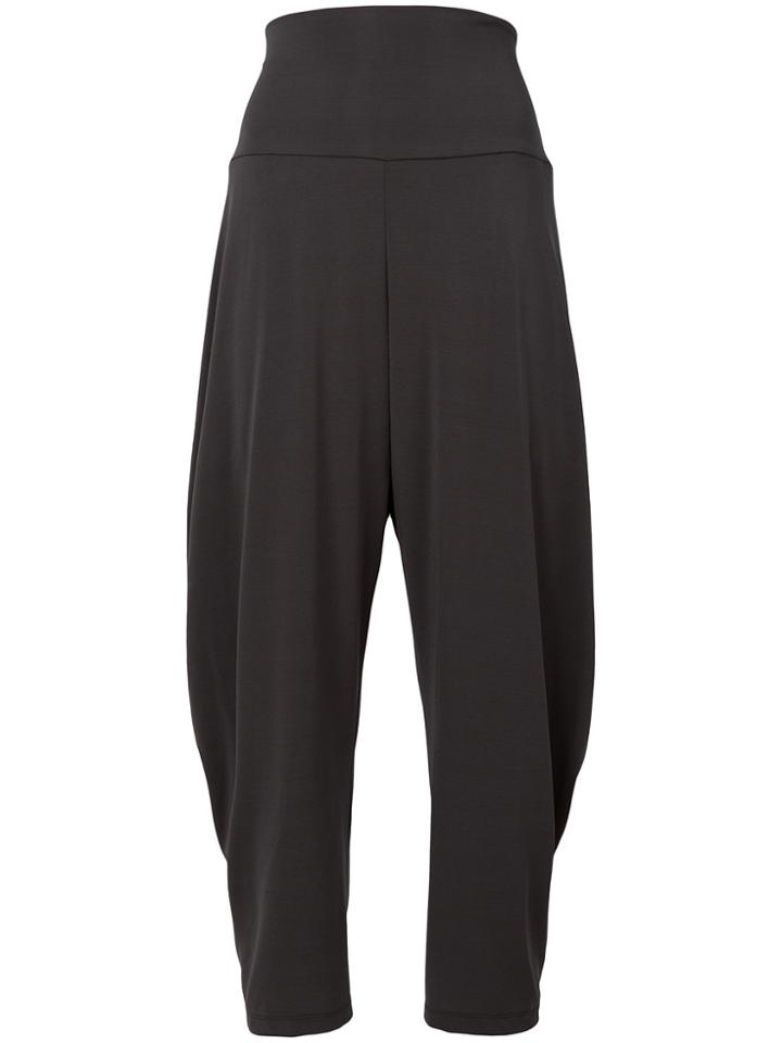 Issey Miyake Cropped Draped Trousers - Grey