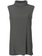 Fabiana Filippi Roll-neck Tank - Grey
